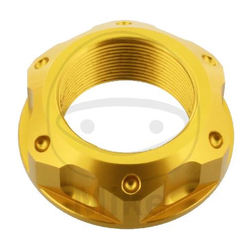 Lenkkopfmutter, Pro Bolt, M25X1,00, Alu gold