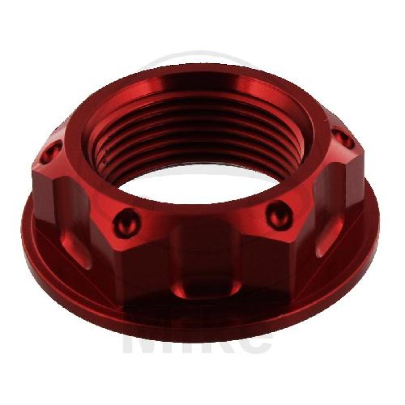 Lenkkopfmutter, Pro Bolt, M24X1,50, Alu rot