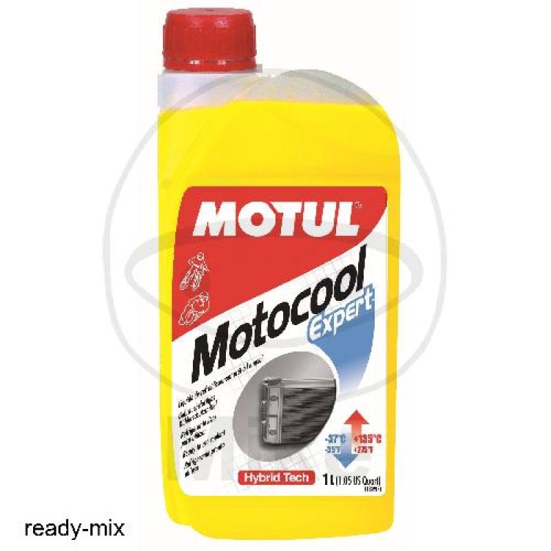 Kühlmittel Motocool Expert, 1 Ltr., Motul gelb Ready Mix