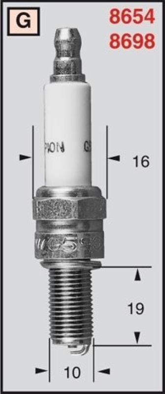 Zündkerze RG6YCA/T10