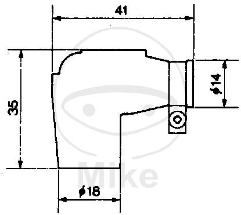 Zündkerzenstecker,  LBER blau