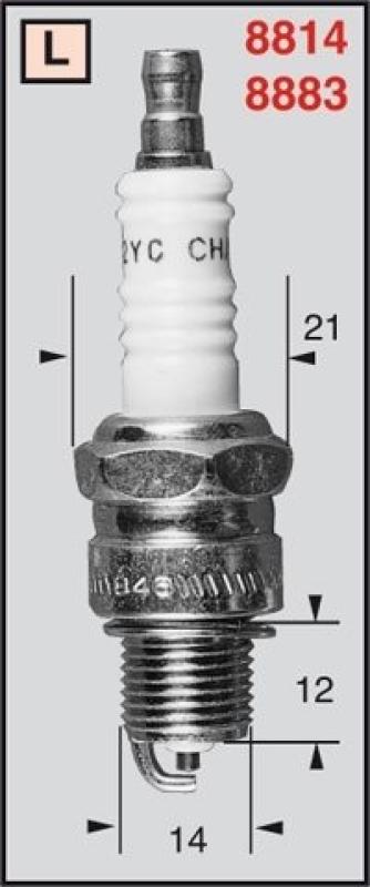 Spark plug L77JC4