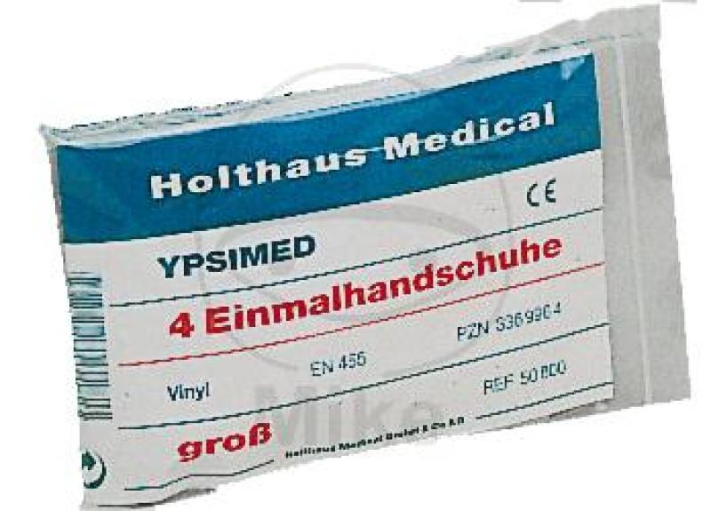 Erste-Hilfe-Handschuhe, Inhaltern.:  4 Stück