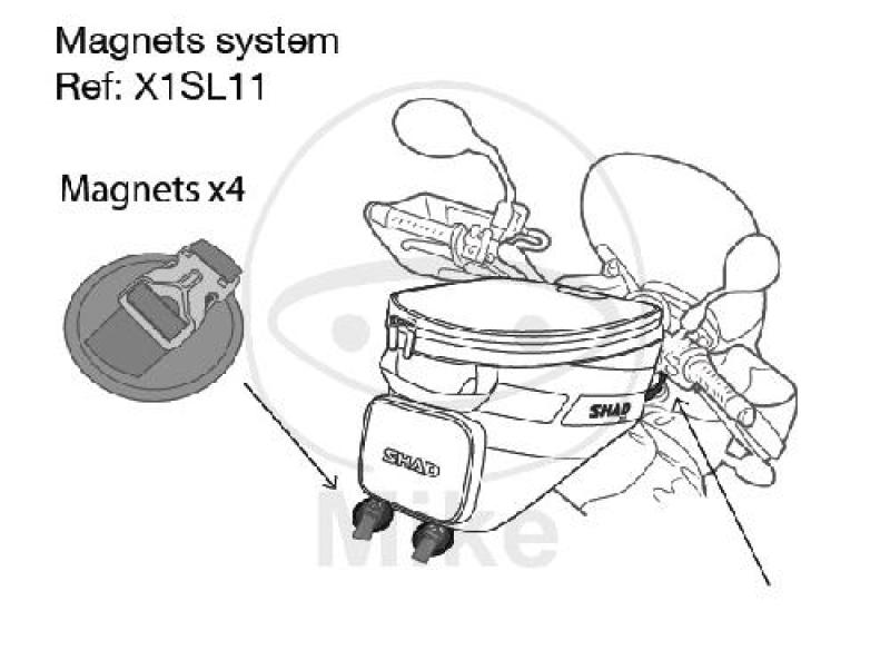 Magnethalter-Satz, für SL23B, Shad