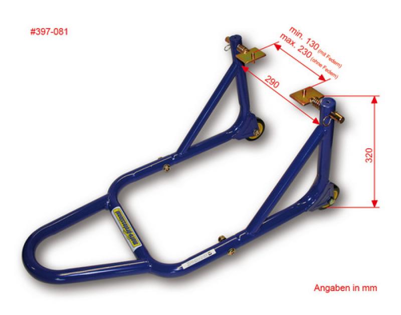 Front wheel assembly stand PRO 2