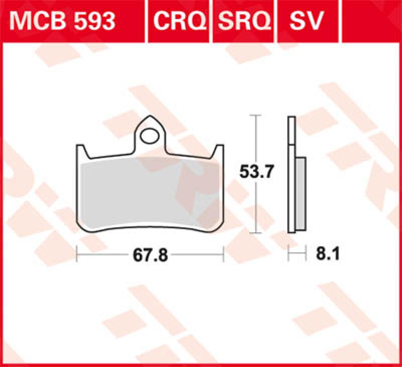 Racingbelag MCB593SRQ