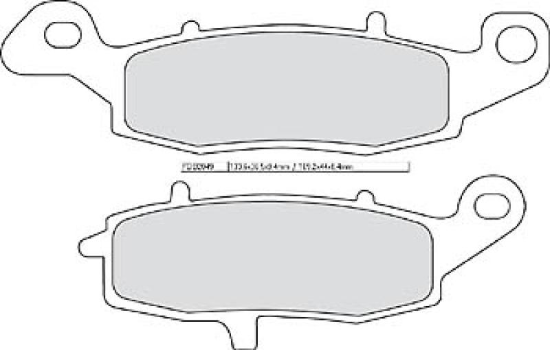 Disc brake pad FDB 2049 EF