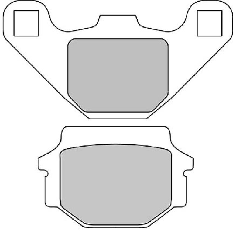 Disc brake pad FDB 314 EF